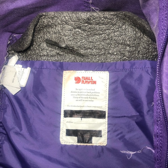 Fjallraven Kanken Purple Backpack *Standard Size* - Picture 4 of 5